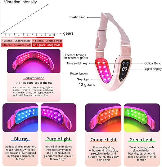 ماساژور صورت وی شکل مناسب برای رفع غبغب و زاویه سازی